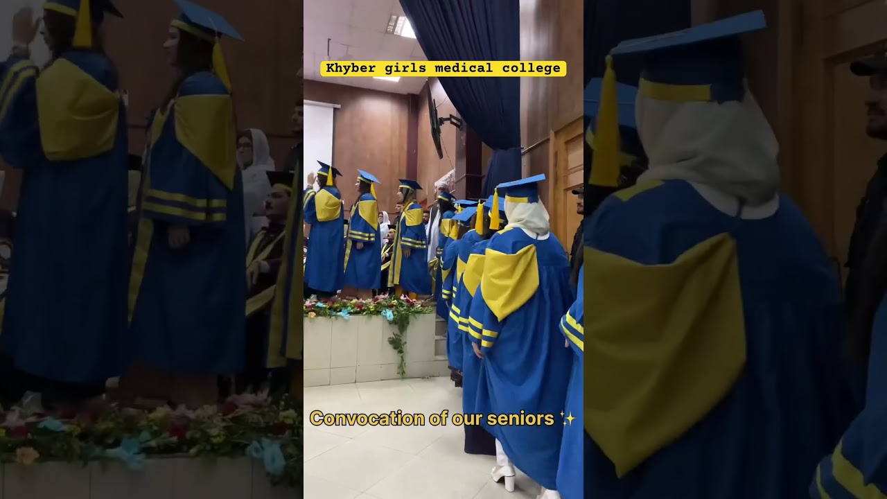 Convocation at khyber girls medical college #khybermedicalcollege #kgmc #kmu#mdcat2024 #neet2024