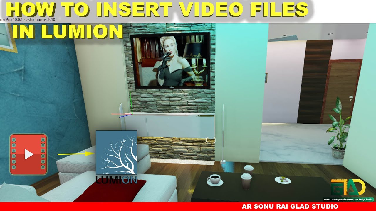 HOW TO INSERT VIDEO FILES IN LUMION(Class 10)