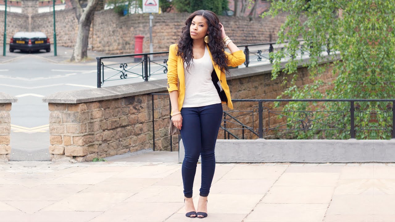 Mustard Blazer. | OUTFIT