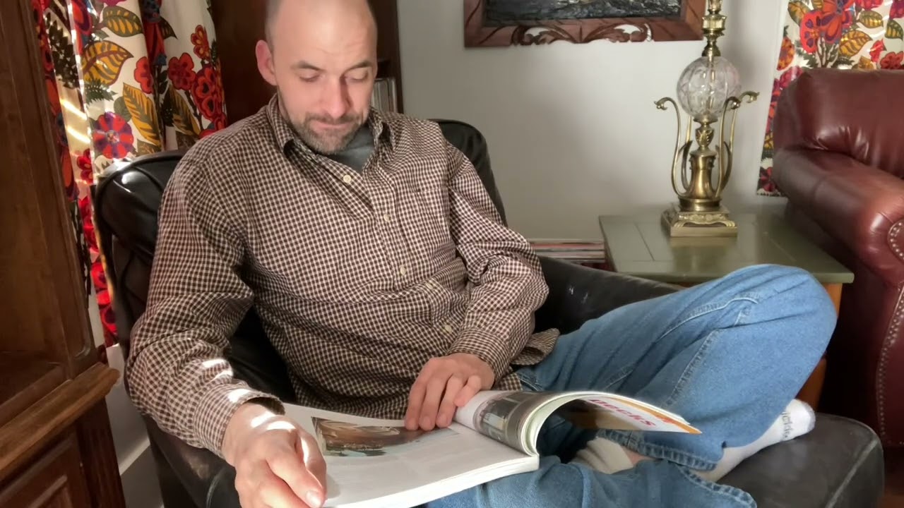 Slow Page Turning with Finger Licking ASMR
