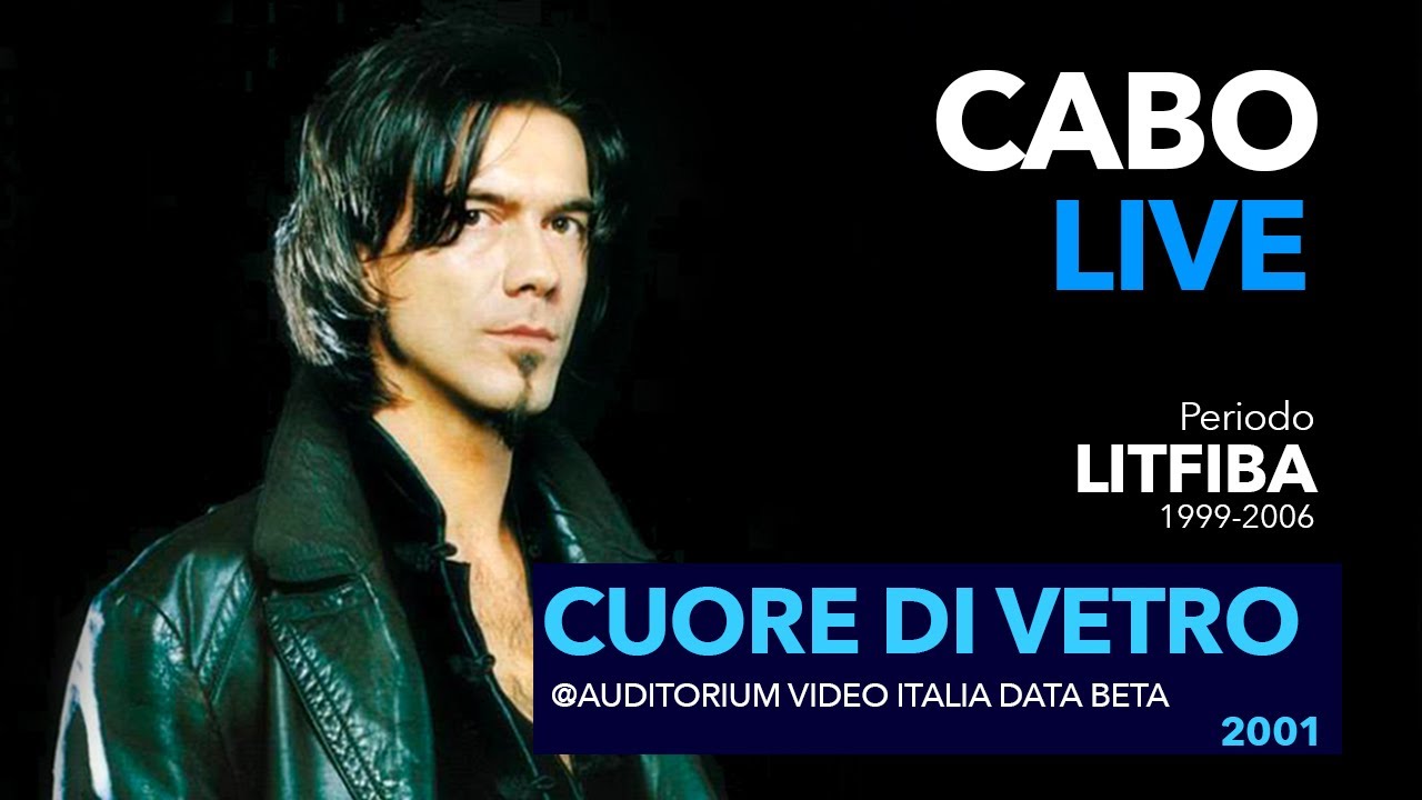 LITFIBA - Cuore di Vetro ( Live Auditorium Video Italia 2001 )