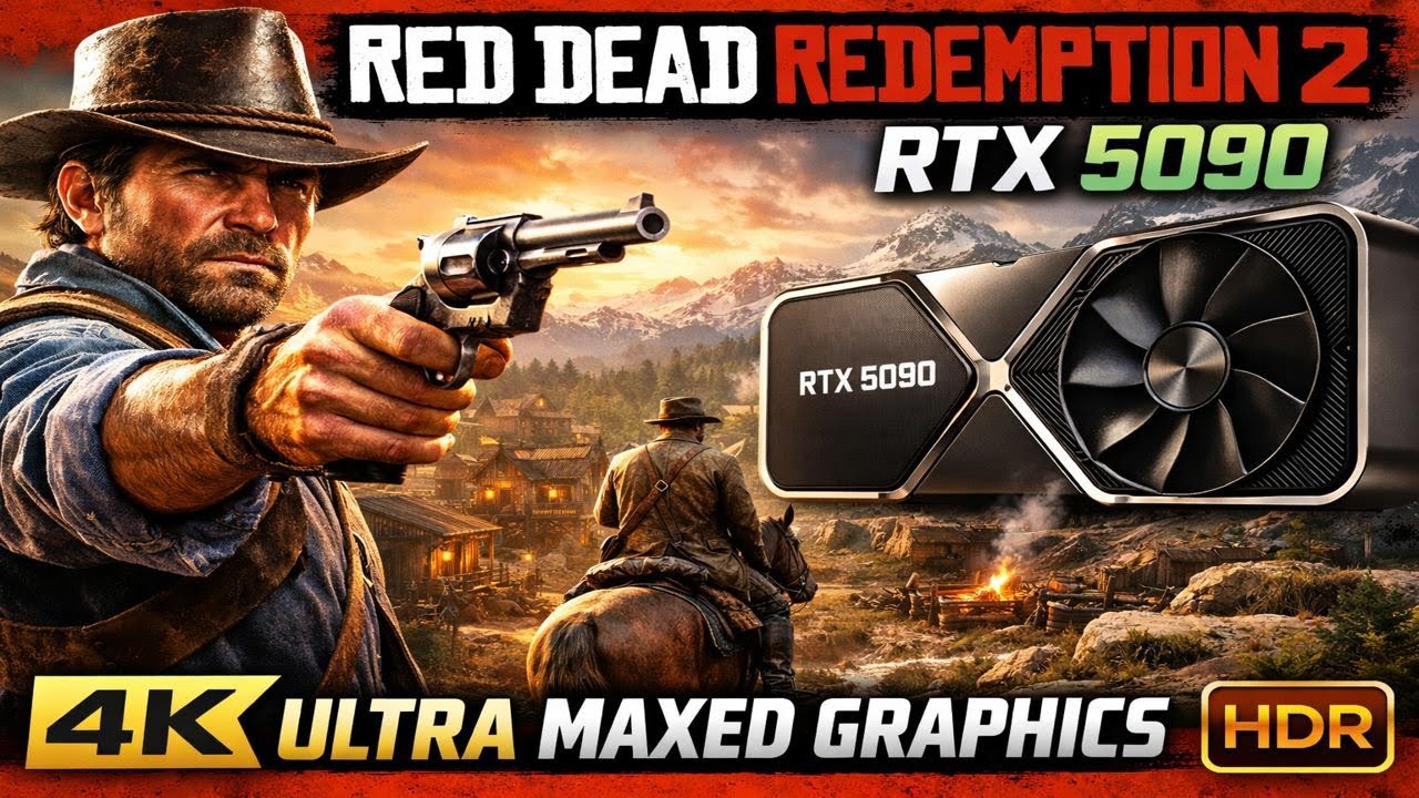 Red Dead Redemption 2 RTX 5090 | Native 4K Ultra Maxed Graphics Gameplay part 1