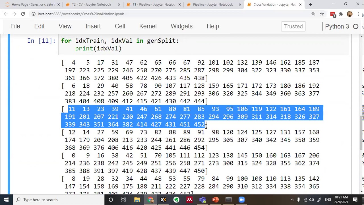 AI Class: Cross Validation, Learning and Validation Curves