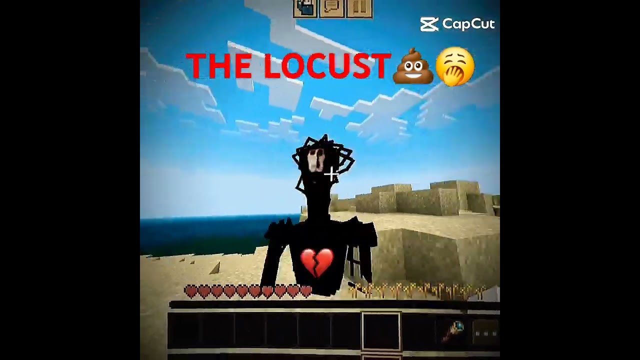 LOCUST VS THE BOILED ONE #topaddons1 #minecraft #minecraftsurvivalseriesepisode1 #edit