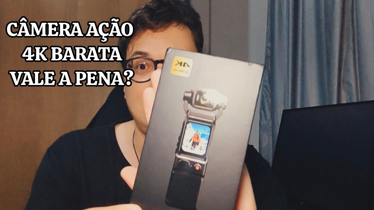 Câmera de Ação 4K BARATA Surpreende? 🤔📷 | Review Sincero – Vale a Pena ou Não?