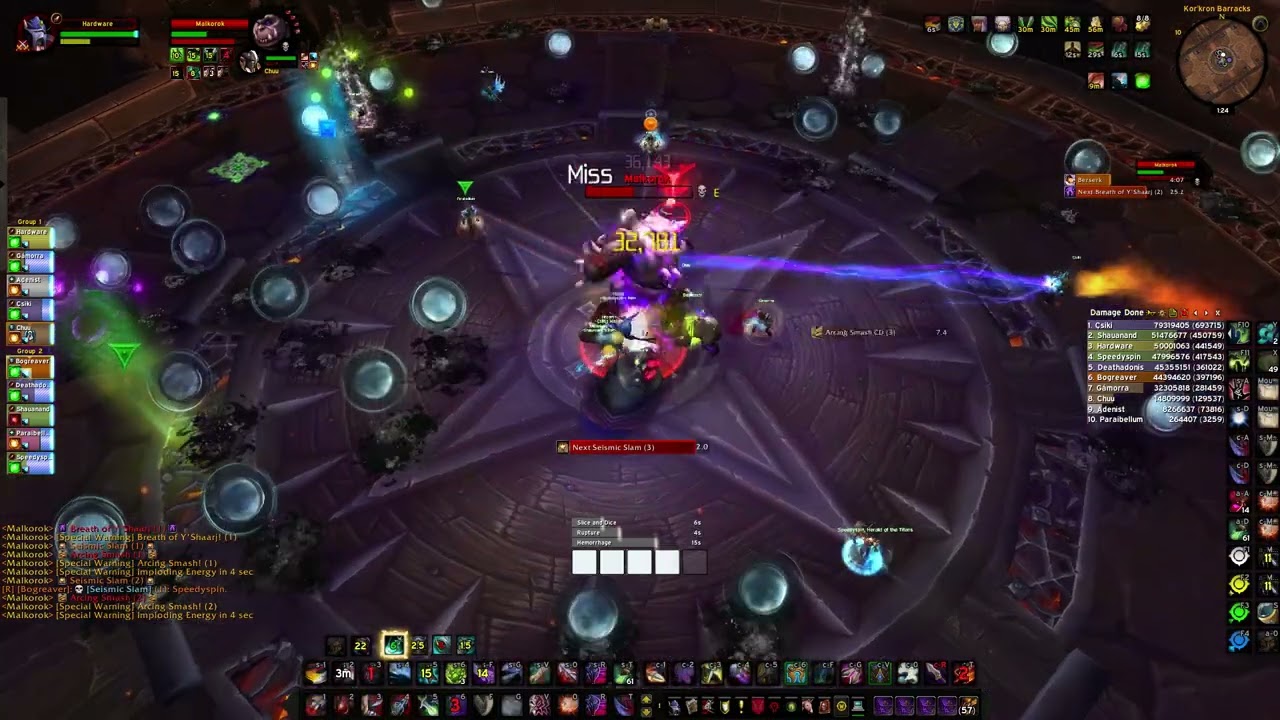 Mop 5.4.8 Malkorok 10 hc Subtlety rogue