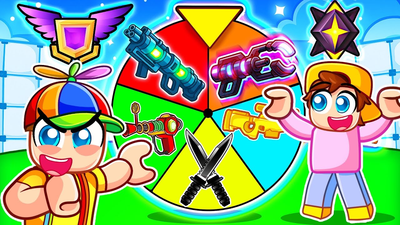 СЛУЧАЙНОЕ КОЛЕСО ВЫБИРАЕТ НАШЕ ОРУЖИЕ В РЕЙТИНГОВОЙ ИГРЕ Roblox Rivals&hellip;