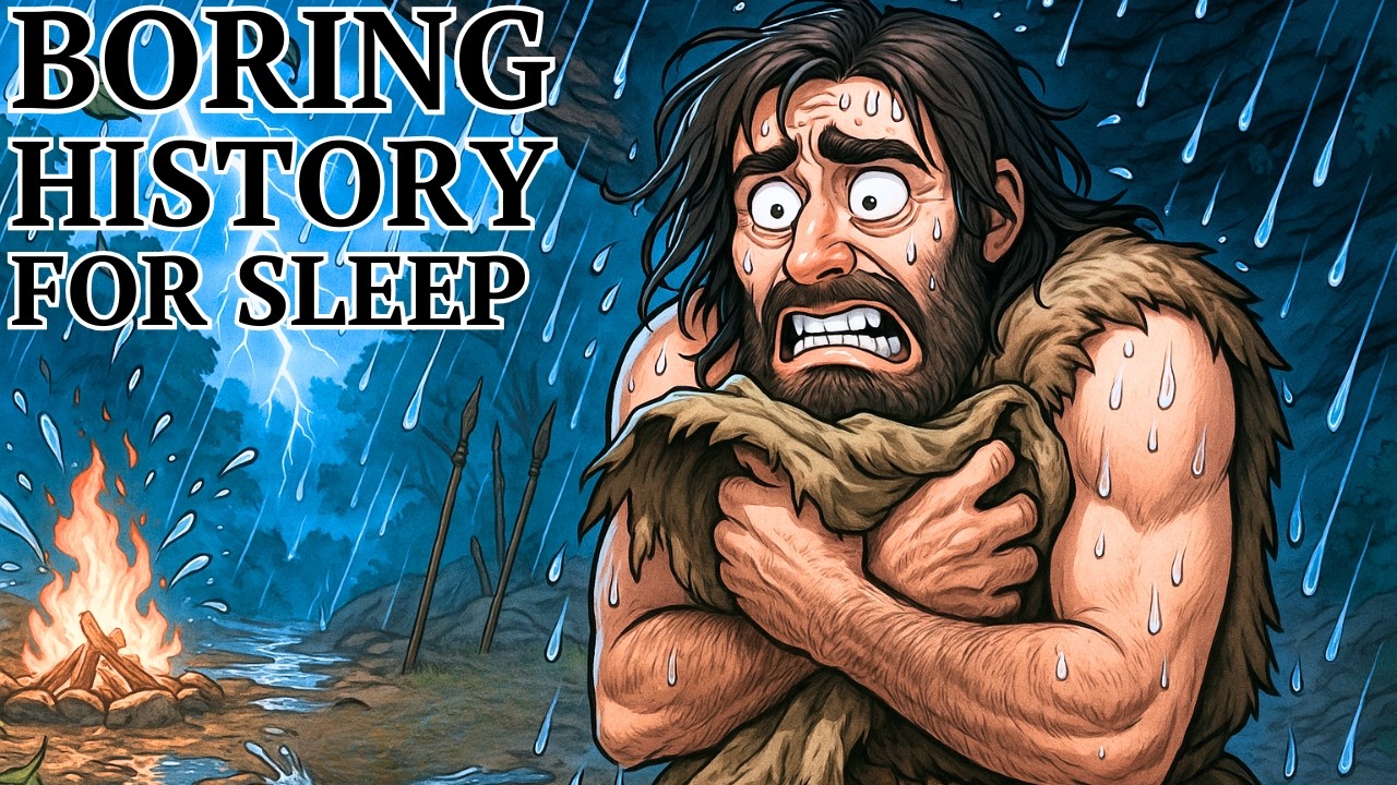 How Did Prehistoric People Sleep During Torrential Rain in the Stone Age | Relaxing History