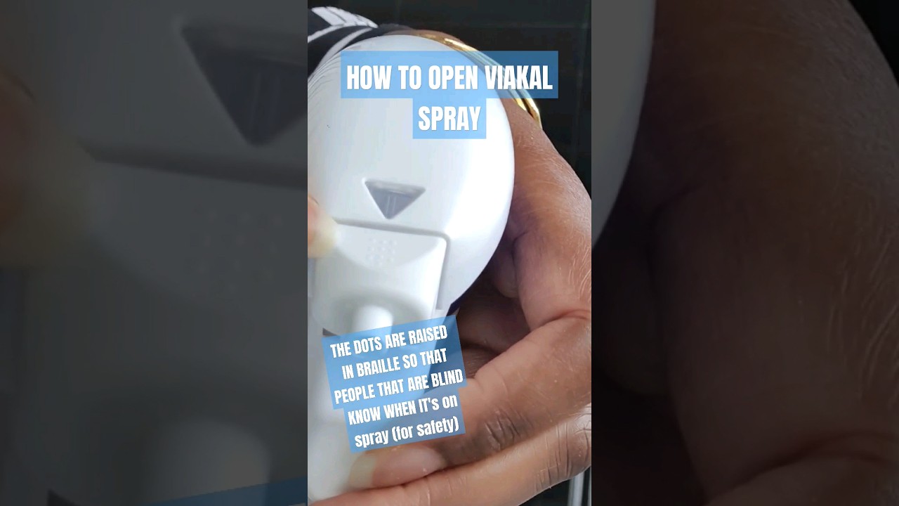 HOW TO OPEN VIAKAL SPRAY