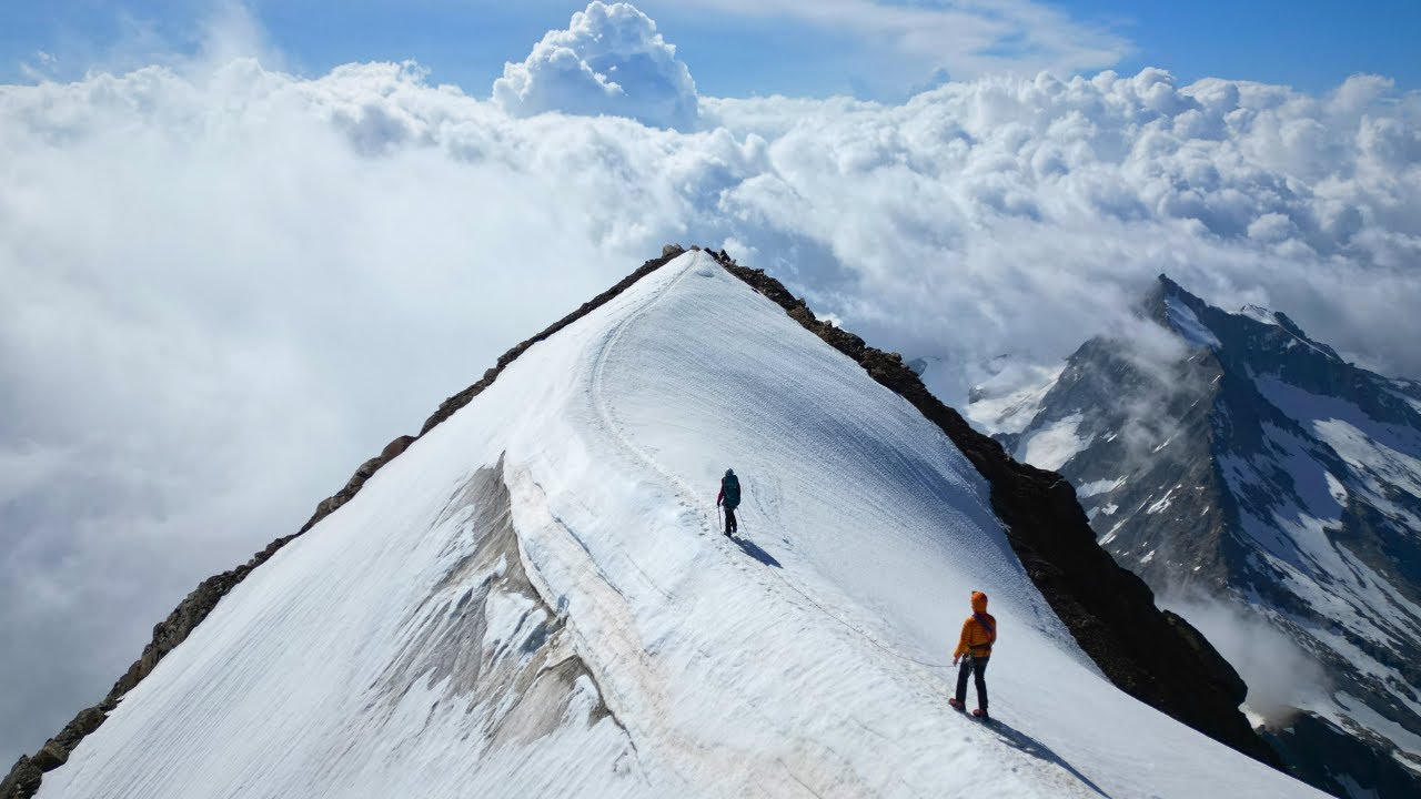We Climbed Weissmies the Hard Way - Unguided, Just the Two of Us