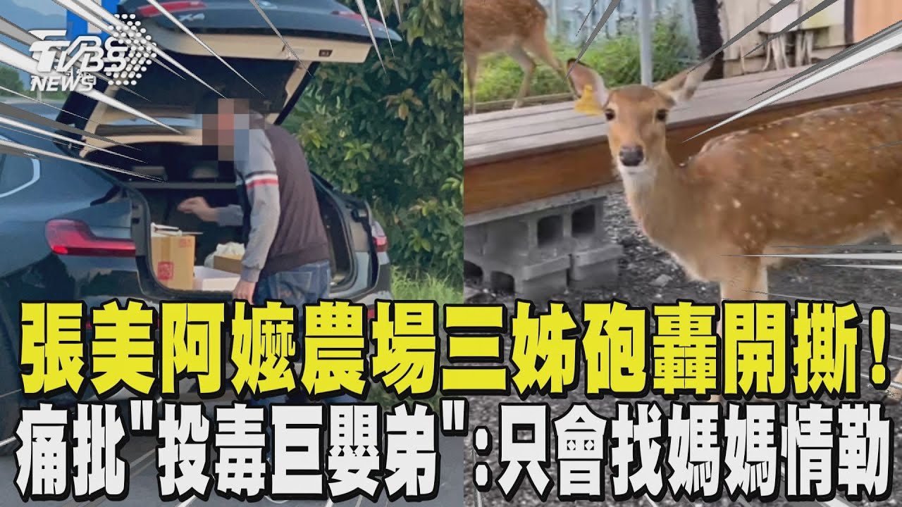 張美阿嬤農場三姊砲轟開撕! 痛批「投毒巨嬰弟」:只會找媽媽情勒｜TVBS新聞 