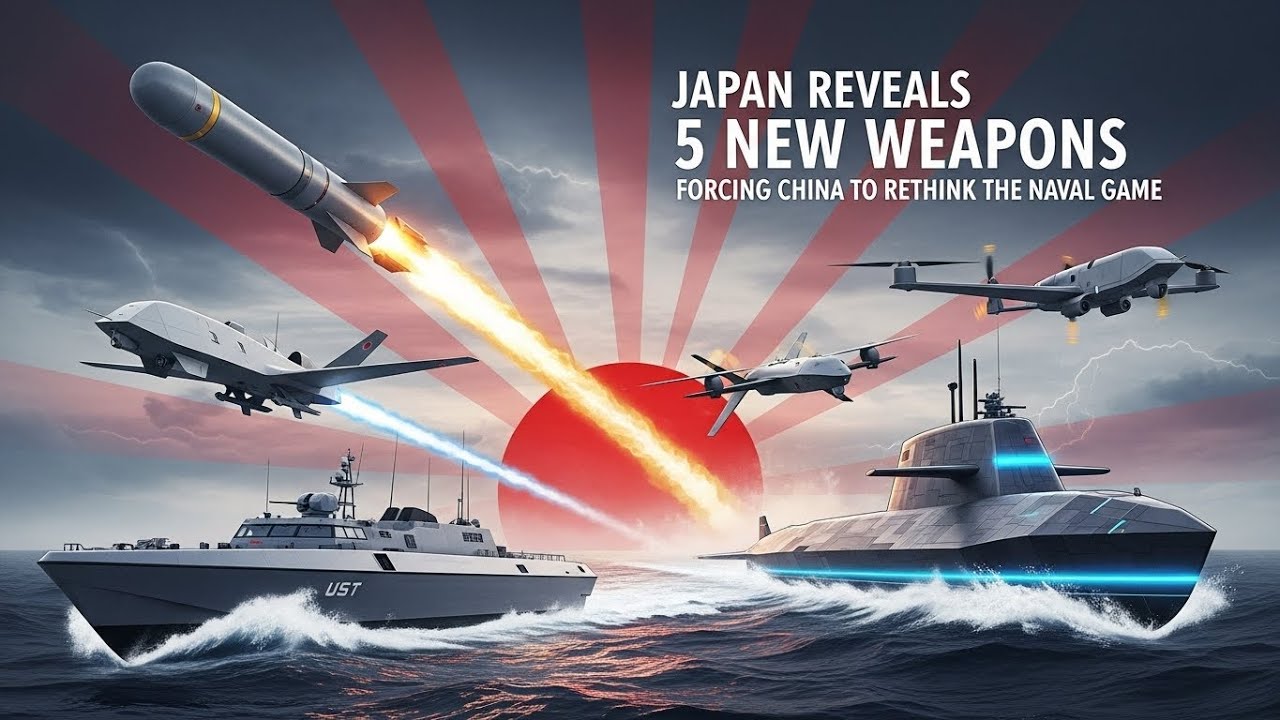 Japan Reveals 5 New Weapons, Forcing China to Rethink the Naval Game