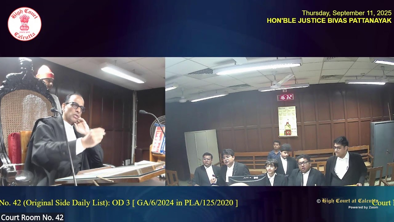 11 September 2025 | Court No. 42 | Live Streaming of the Court proceedings.