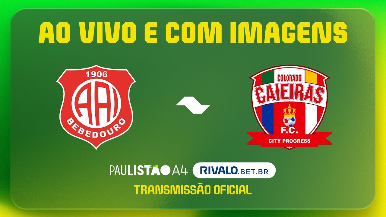 JOGO COMPLETO: INTER BEBEDOURO X COLORADO CAIEIRAS | RODADA 3 | PAULISTÃO A4 RIVALO 2026