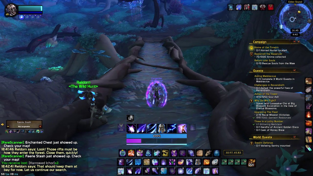 Ardenweald (Night Fae) Quest (from Ysera at Heart of the Forest)