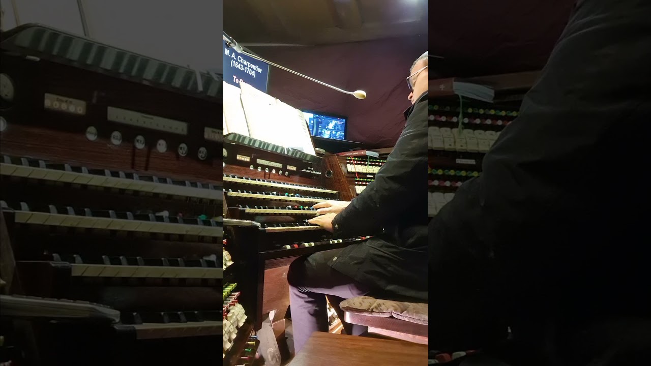 Charpentier TE DEUM, głos solowy Trompet 8' w MII