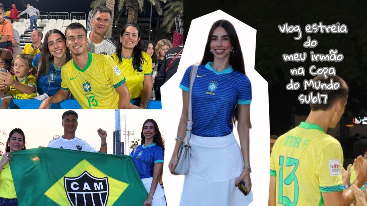 vlog estreia do meu irmão na Copa do Mundo sub17: 2º jogo - Brasil X Indonésia