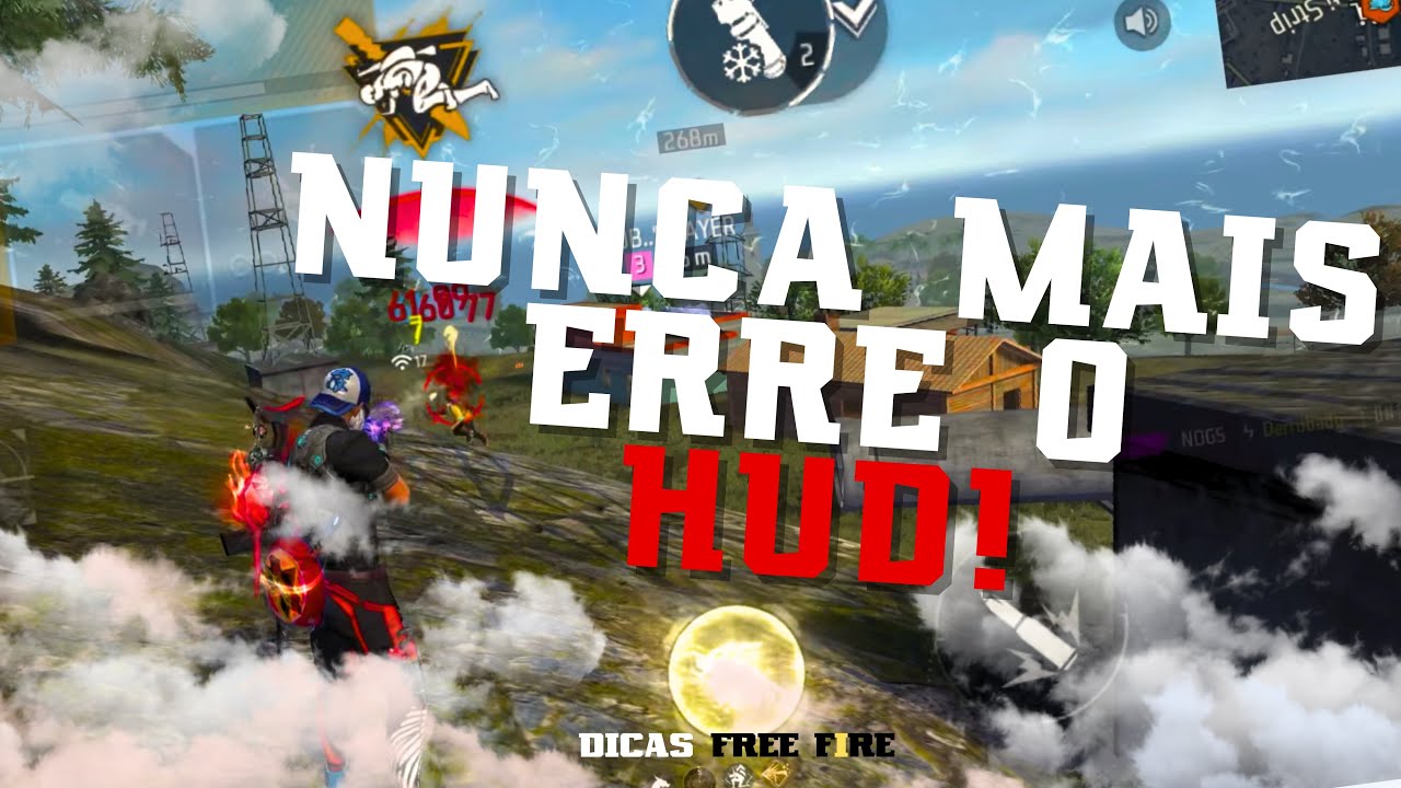 O SEGREDO DO HUD PERFEITO NO FREE FIRE! 💀 DICAS PARA JOGAR COMO UM PRO PLAYER! ⚡️