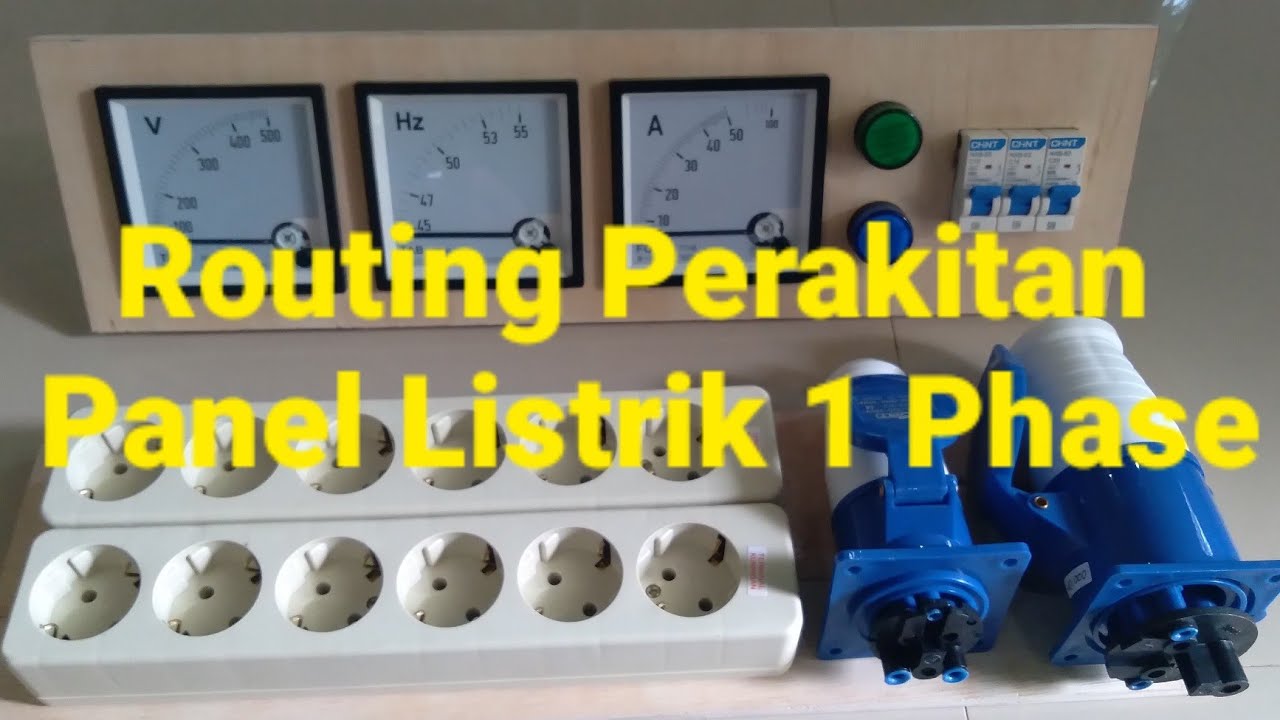 Tutorial Pembuatan Panel Listrik 1 Phase Permintaan Mas Anwar dari Banjarnegara.