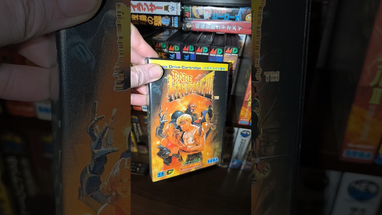 Bare Knuckle 3 Street of Rage 3 Unboxing #asmr #retro #videogames #nostalgia #sega
