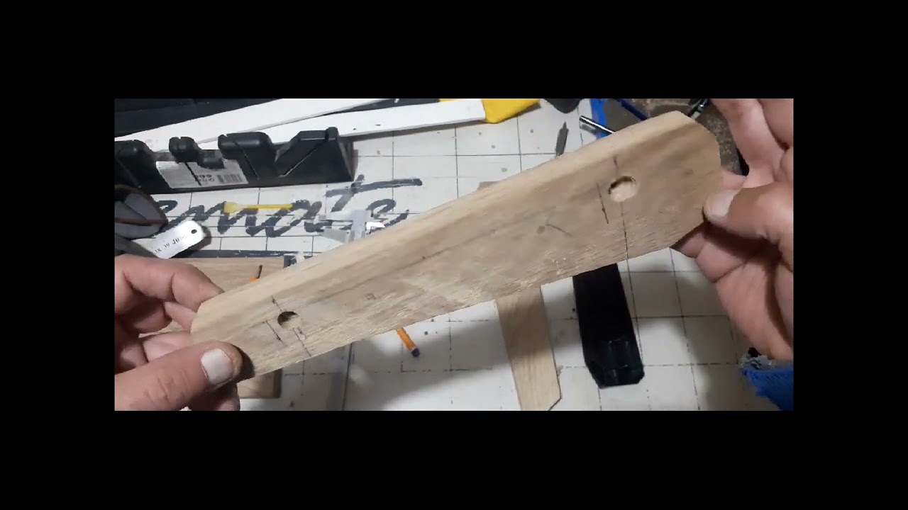 Making hardwood end-cheeks for my Behringer RD-8