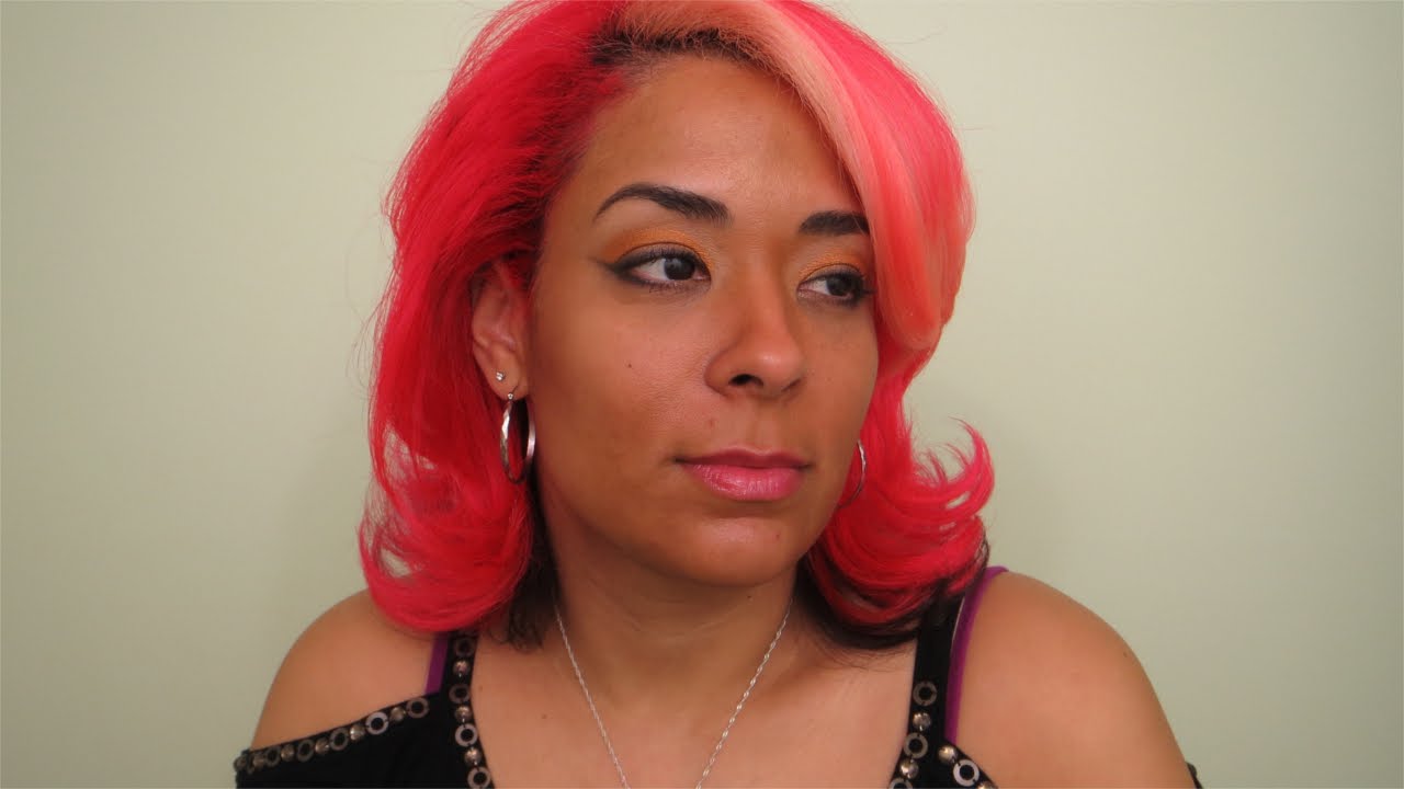 DIYB- Orange Shimmer Soft Wing Makeup
