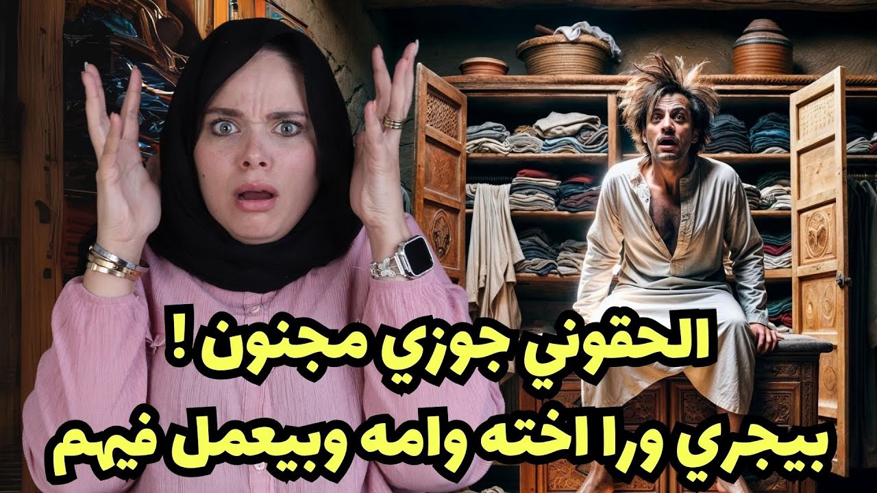 الحقوني جوزي مجنون !  بيطلع ينام فوق الدولاب وبيجري ورا اخته وامه وبيعمل فيهم ؟؟؟