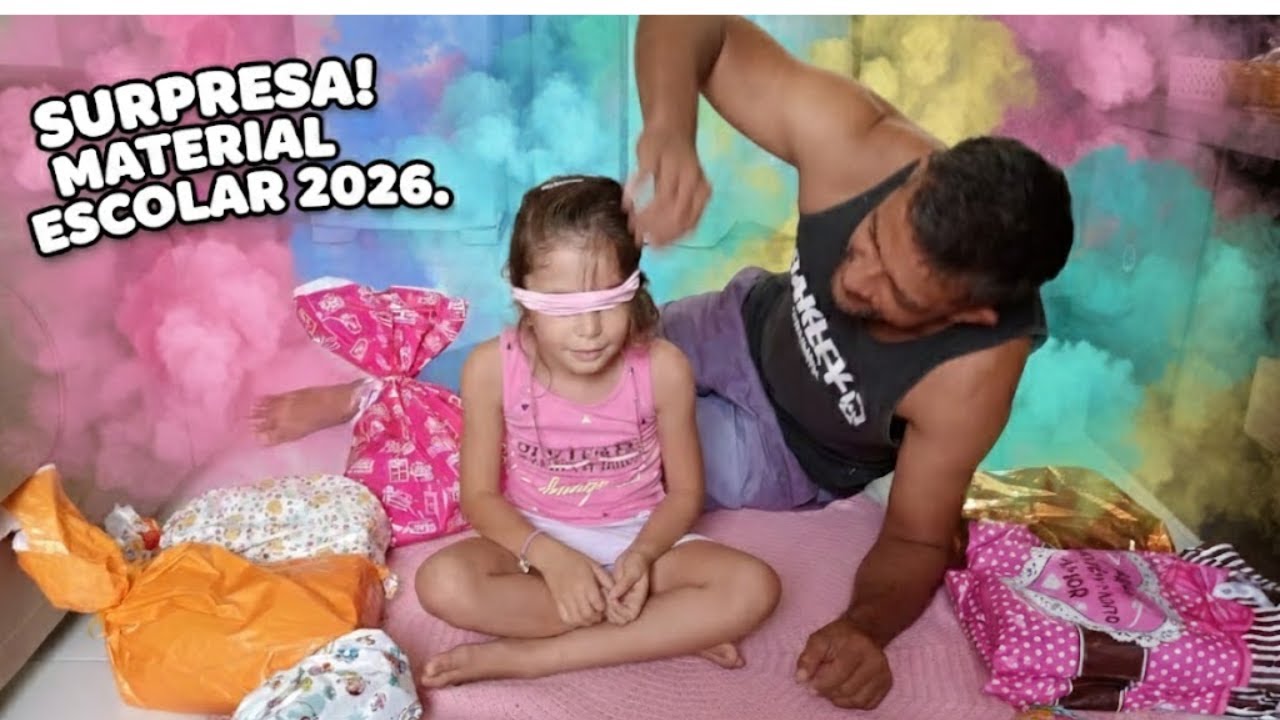 ENTREGANDO O MATERIAL ESCOLAR DA MINHA FILHA  I SURPRESA ‼️ 2026