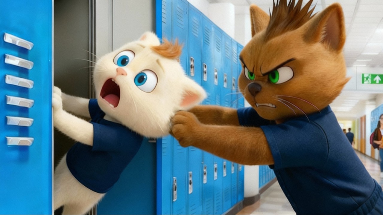 The Kitten's Story About School Bullying - Meow Animation