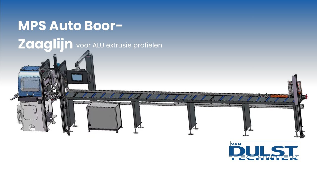 Boor-Zaaglijn voor ALU extrusie profielen