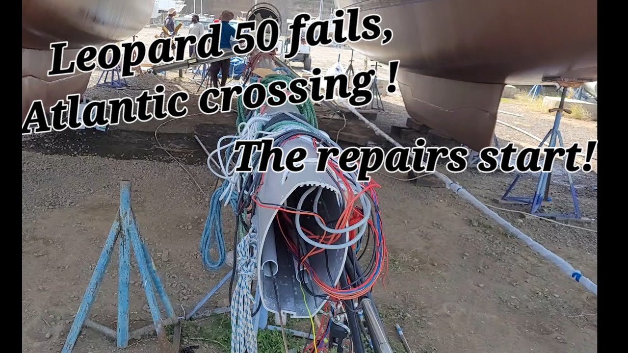 Why our Leopard 50 spun out of control, mid Atlantic.