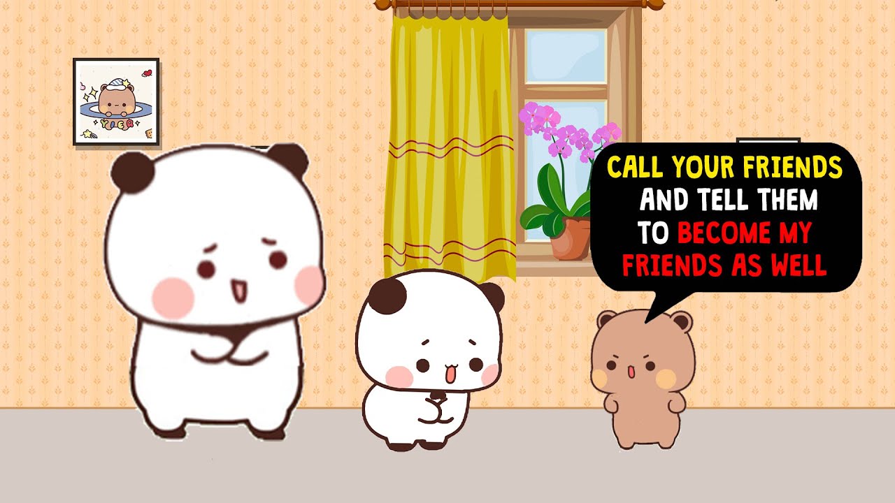 🎉 Milo's Big Wish: Make Anna's Friends His Too! ❤️✨ | Bubu Dudu | Peach Goma | 3D Animation