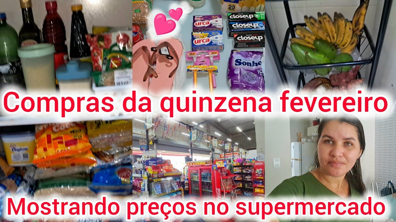 DIA DE IR AO MERCADO COMPRAS QUINZENAL ✅️queimou o feijão😢COMO ESTÃO  OS PREÇOS?😏🤔