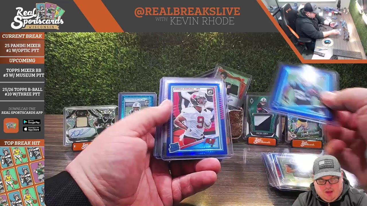 2025 Panini Football Mixer #1 with OPTIC! Pick Your Team (3/6/26)