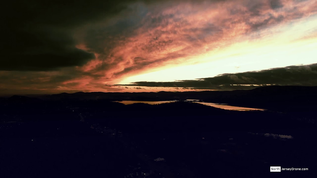 Post Winter Storm Sunset in 4K HD, including Peaceful soundtrack