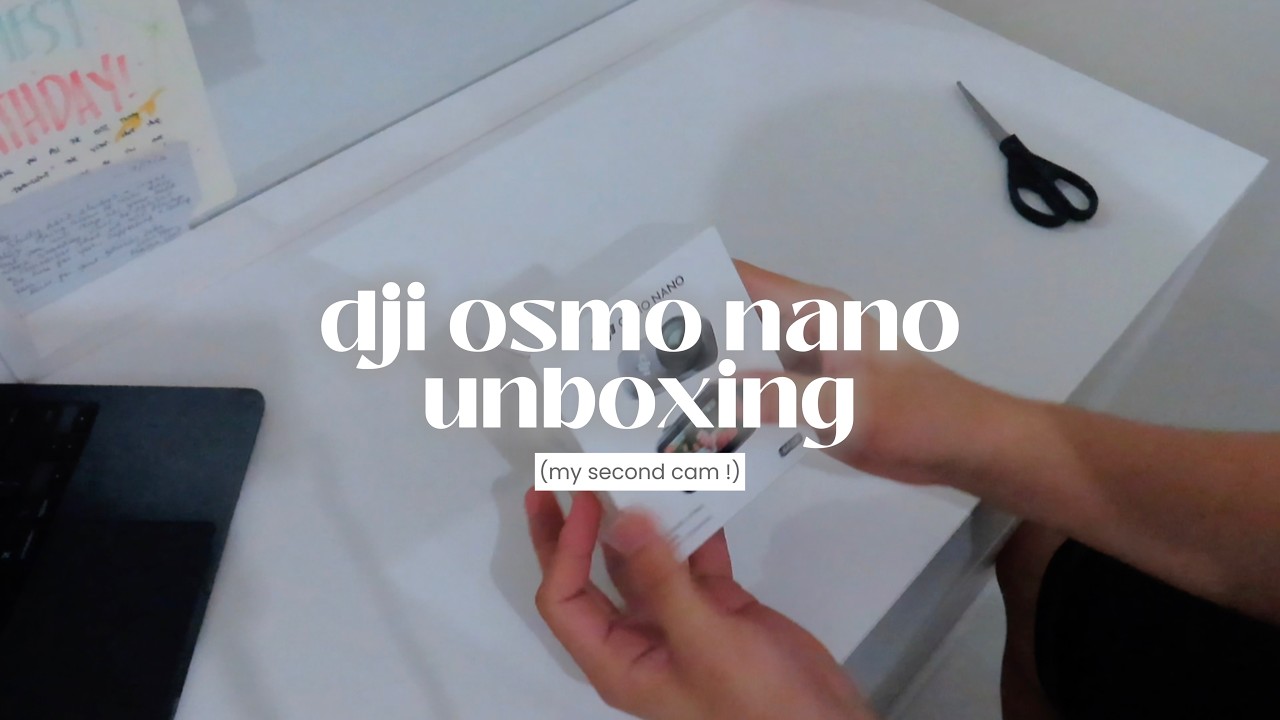 unbox my second camera w me ! | dji osmo nano