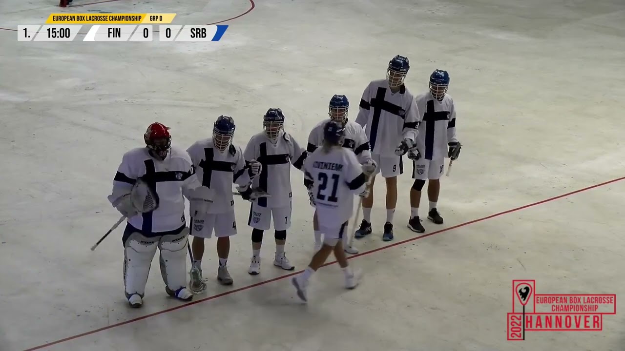 European Box Lacrosse Championship:  Group A:  Finland vs Serbia