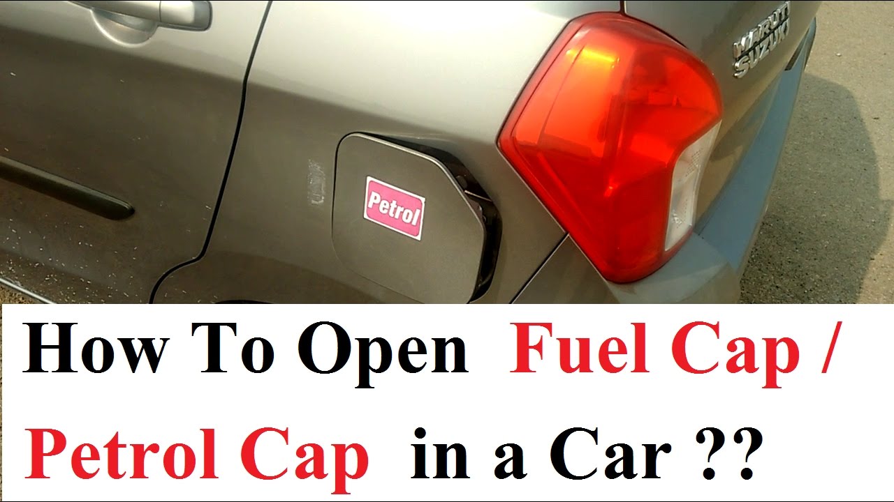 How to open and close Fuel Cap/Petrol Cap in a Car??