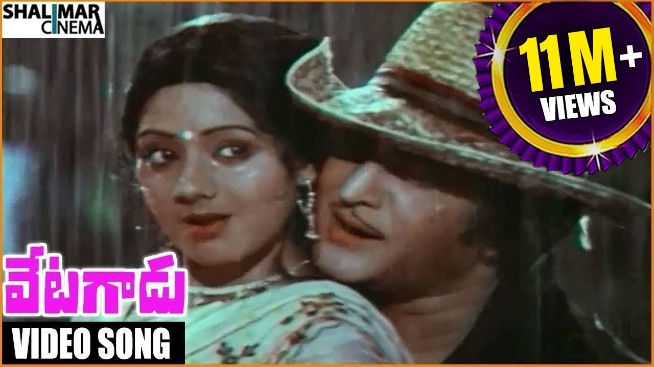 Vetagadu Movie || Aku Chaatu Pinda Thadise Video Song || Sr. NTR, Sridevi || Shalimarcinema