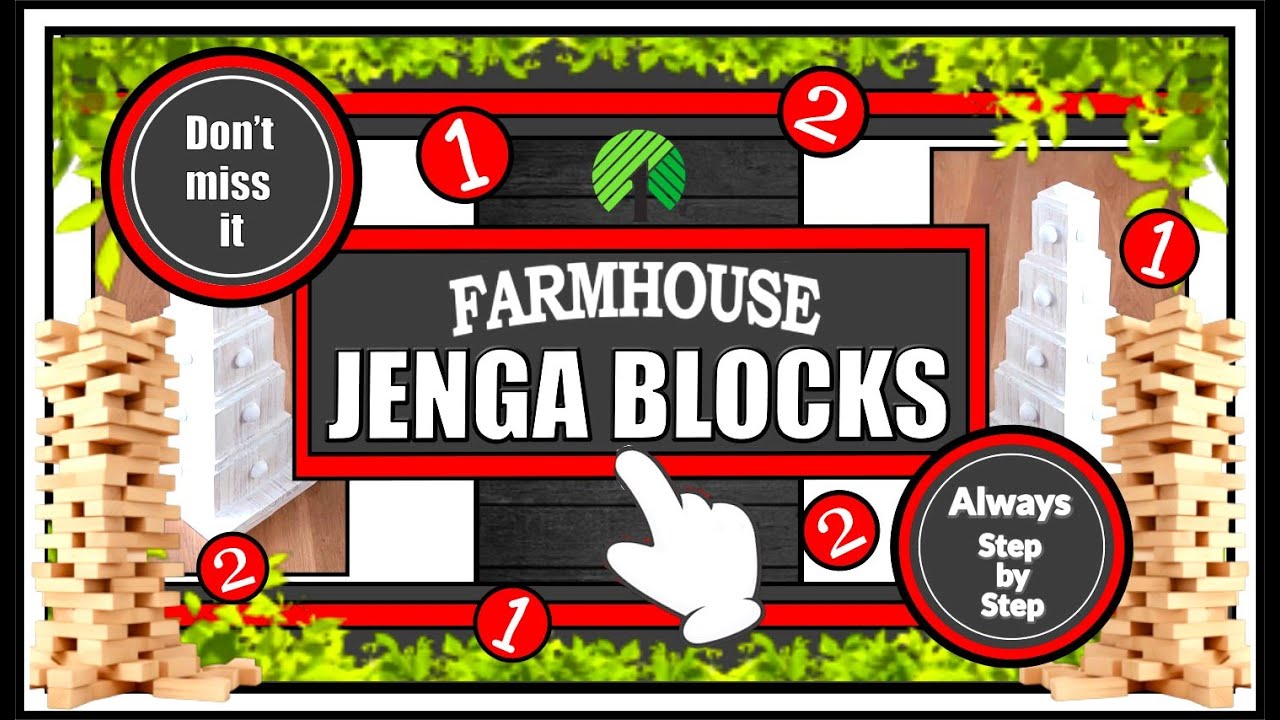 ✅TUMBLING TOWER BLOCKS EVERYDAY CRAFTS✅DOLLAR TREE INSPIRED EASY WOOD INSPIRATION✅HIGH END LOOK DIY✅