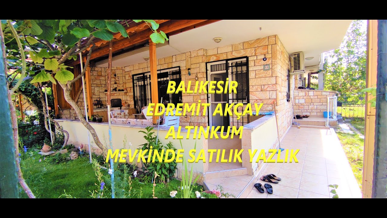 1257  ‼️SATILDI‼️BALIKESİR EDREMİT AKÇAY ALTINKUM MEVKİNDE MÜSTAKİL TADINDA YAŞAMAK İSTER MİSİNİZ ?