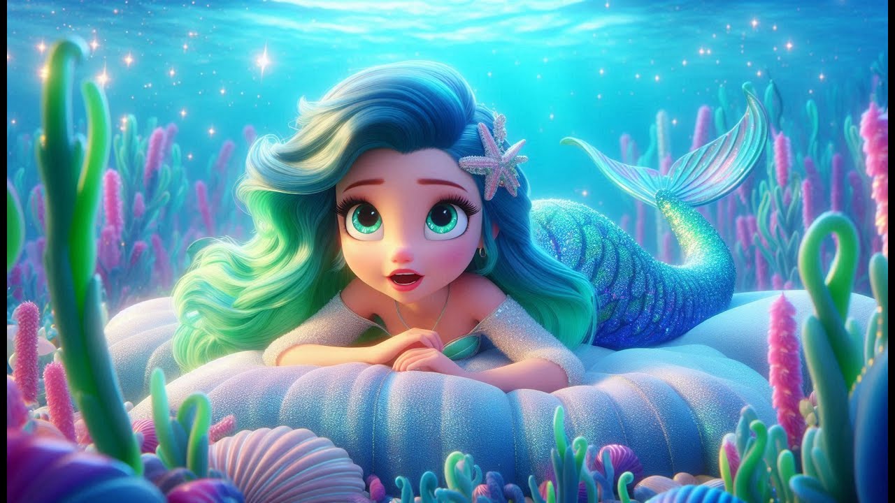 🌊🧜‍♀️ The Little Mermaid Rescue Song | 3D Kids Music | Mermaid Nursery Rhyme