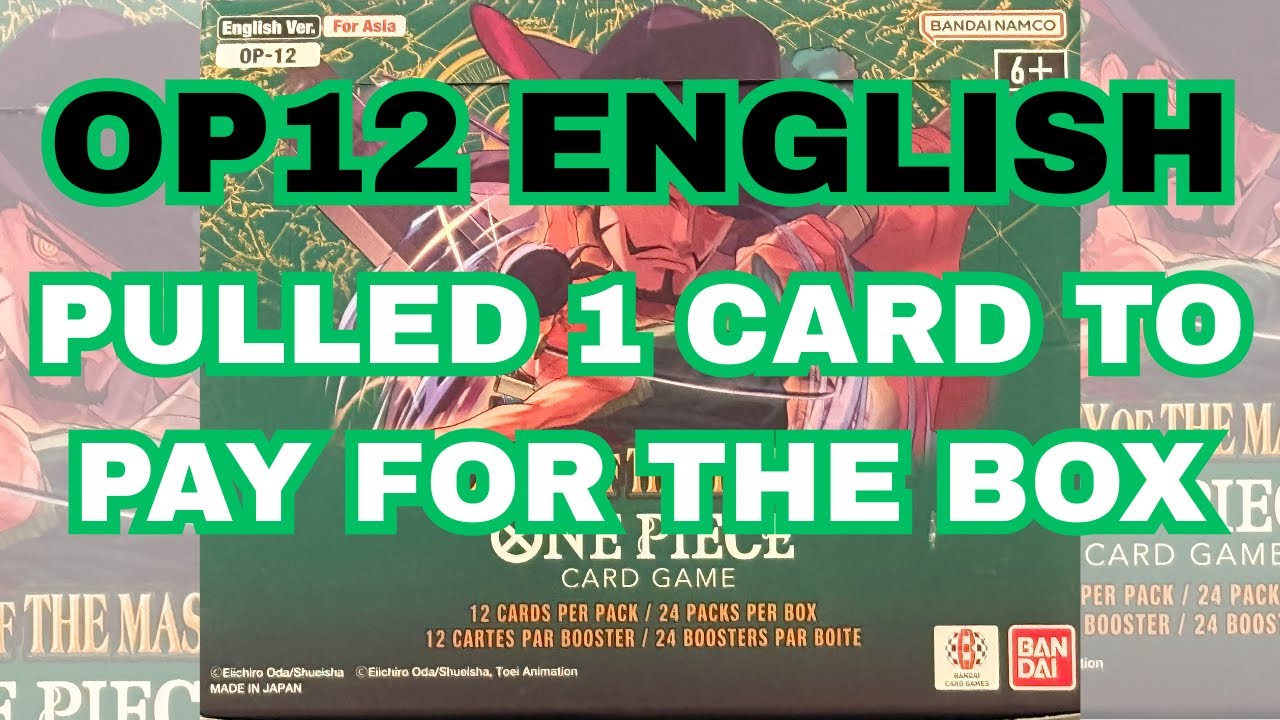 One Piece OP-12 English (box 1) | Unbox 15