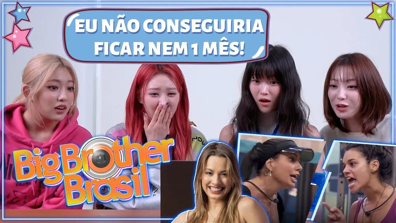 GRUPO DE KPOP REAGE A BIG BROTHER BRASIL - BBB24 (COM H1-KEY)