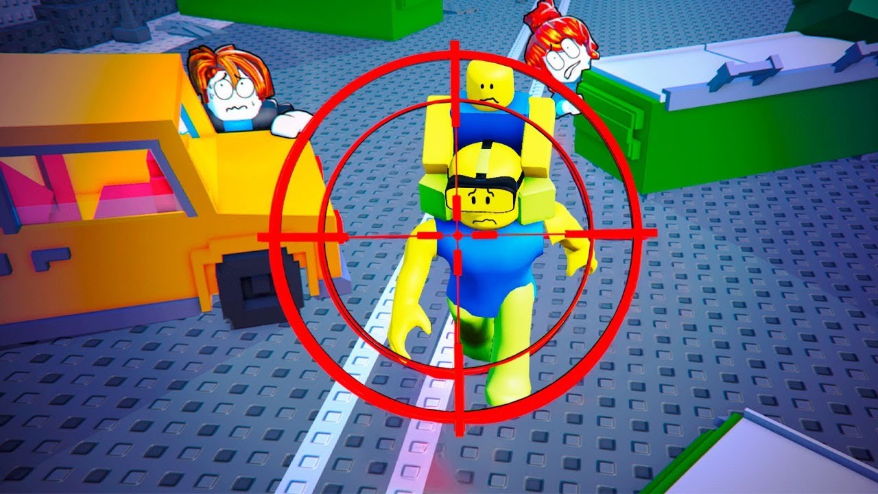 HELP! ⚠️ I have to SURVIVE the SNIPER ATTACK 🔫 in Roblox