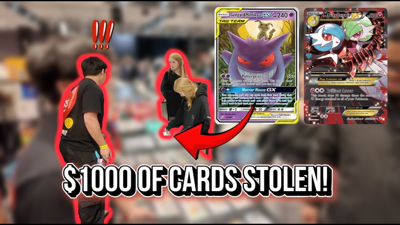 They Tried to Steal $1000 of Cards! || Trading Card Show (Day 2) ~ Vendor POV