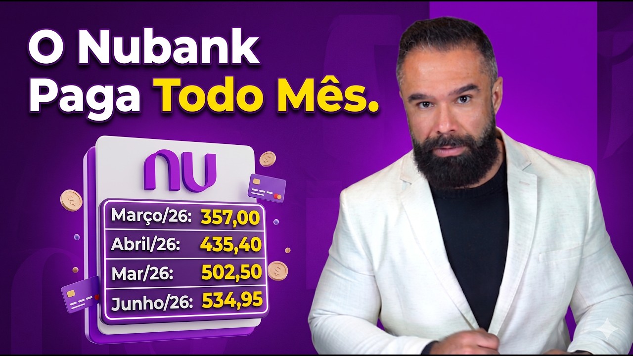 Com R$130 Voc&ecirc; Ativa Esse Investimento no Nubank e Recebe Dinheiro Todo M&ecirc;s na Sua Conta