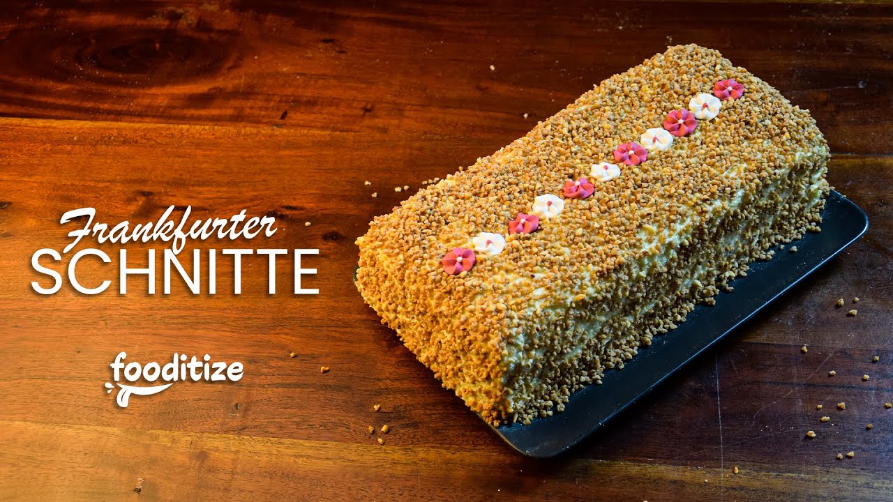 Buttercremetorte begeistert Klein und Groß - Frankfurter Kranz als Schnitte!