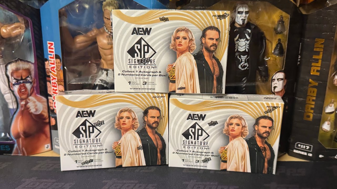 Распаковка коллекционной коробки Upper Deck AEW SP Signature Edition 2025!