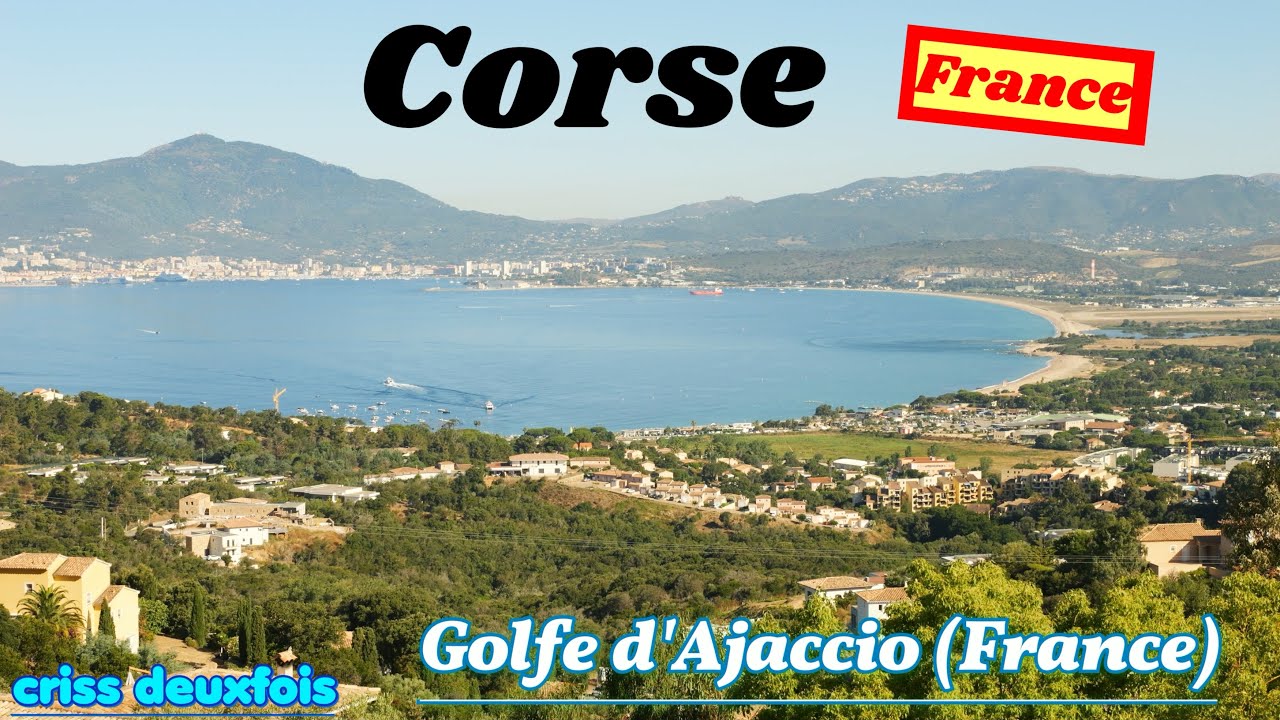 Ajaccio ; Vue sur Le Golfe du Balcon ; Relaxation ; Vacances ; Corse du sud ; France